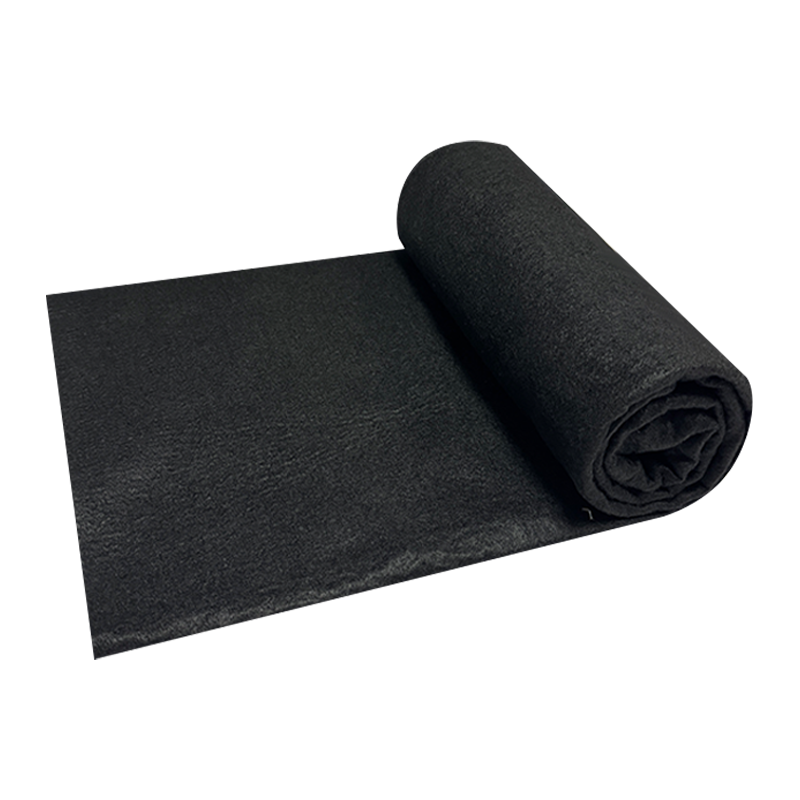 Activated carbon filter material